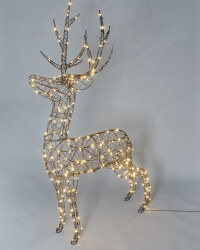 Perfect Christmas Wicker Stag 2m