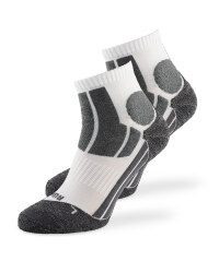 White & Grey Sports Socks 2 Pack