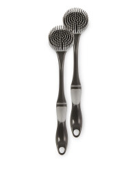 Kirkton House Dish Brushes 2 Pack - Grey