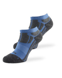 Blue & Grey Sports Socks 2 Pack
