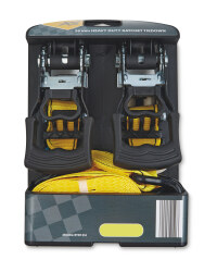 Auto Xs Ratchet Tie Down Set 2-Piece