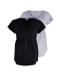 Black & Grey Maternity Shirt 2 Pack