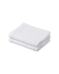 Lily & Dan Small Blanket 2 Pack - White