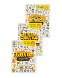 3+ First Time Learning Books 3 Pack