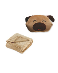 Children's Dog Cushion & Blanket