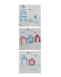 3 Pack Seaside Canvases