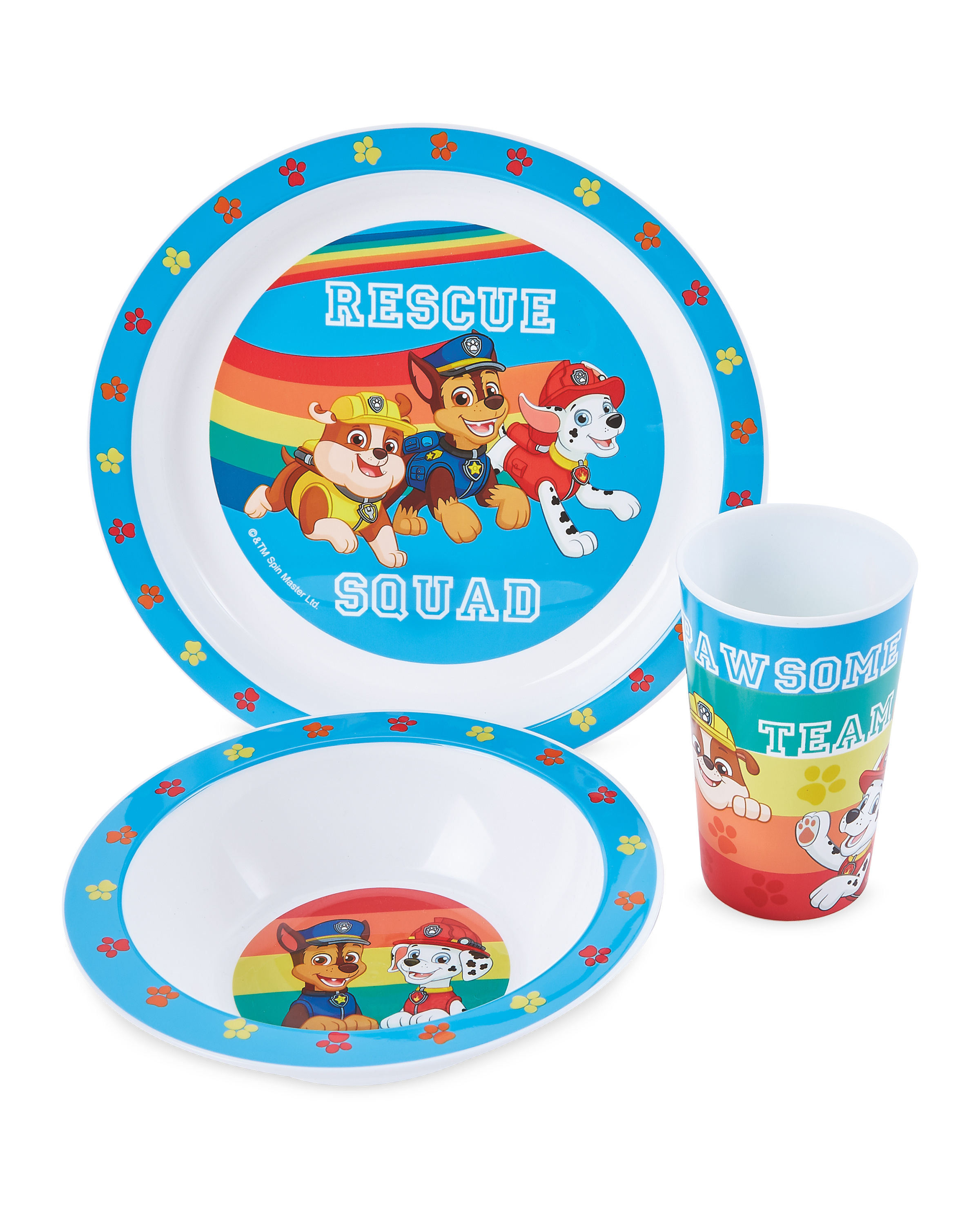 Spin master Paw Patrol Breakfast Set Of Dishes Blue