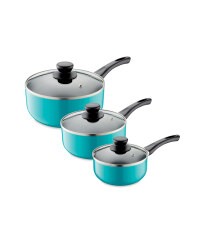 3-Piece Saucepan Set - Jade