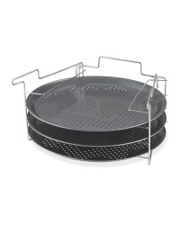 3 Tier Pizza Trays with Stand