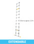 Workzone Aluminium Telescopic Ladder