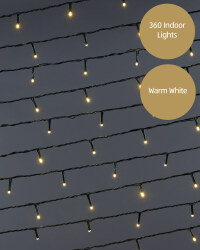 360 Warm White LED Christmas Lights