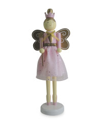 Wooden Pink Fairy 38cm