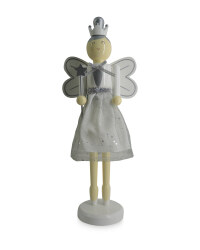 Wooden White Fairy White 38cm