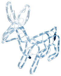 3D Sitting Reindeer Rope Lights