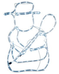 3D Snowman Rope Lights