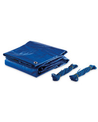 Gardenline 3x2m Tarpaulin 2-Pack - Blue