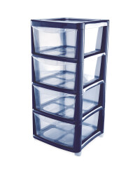 4 Drawer Tower - Navy