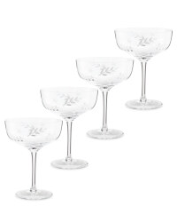 4 Pack Cosmopolitan Glasses