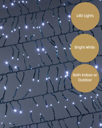 480 LED BrightWhite Cluster Lights