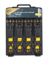 Auto Xs Ratchet Tie Down Set 4-Piece