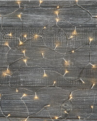 50 Clear Cable Warm White LED Lights
