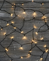 50 Green Cable Warm White LED Lights