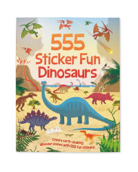 555 Dinosaurs Sticker Fun Book