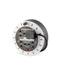 Workzone 5m Cable Reel - White