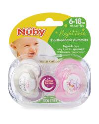 Princess Soothers 2 Pack 6-18M