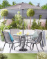 Fabric Garden Table and Chairs Set