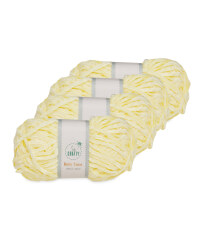 Lemon Sparkle Baby Yarn 4 Pack