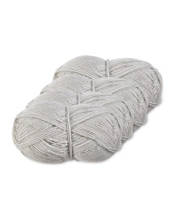 Grey Double Knitting Yarn 4 Pack