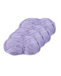Lilac Double Knitting Yarn 4 Pack