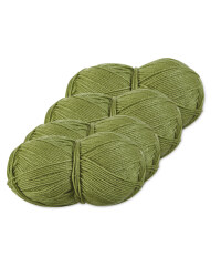 Green Double Knitting Yarn 4 Pack