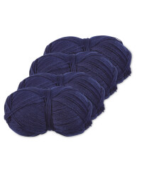 Navy Double Knitting Yarn 4 Pack