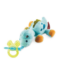 Blue Dino Nuby Snoozie Teething Toy