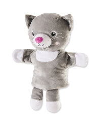 Grey Cat Hand Puppet