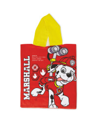 Paw Patrol Marshall Poncho Towel