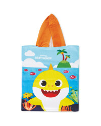 Baby Shark Poncho Towel