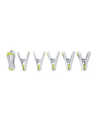 Grey & Lime Pegs 36 Pack