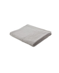 Plain Grey Bath Towel