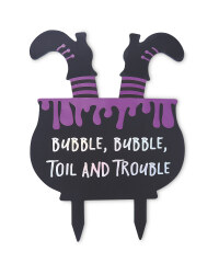Halloween Aaahmazing Cauldron Sign