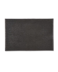 Gardenline Black Rubber Door Mat