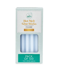 So Crafty Long Glue Sticks 100 Pack