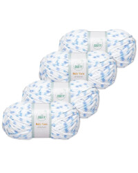 So Crafty Sky Blue Dot Baby Yarn