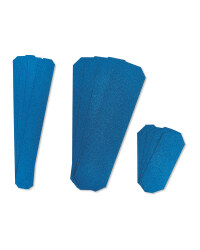 Blue Iron-On Reflective Strips