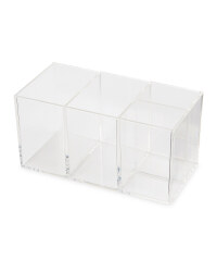 Clear Tall Organiser