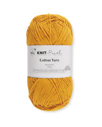 Cotton Mustard Natural Yarn