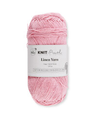 Linen Pink Frosting Natural Yarn