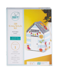 So Crafty 3D Shed Craft Kit